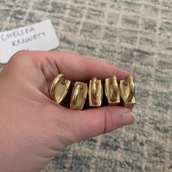 Louis Vuitton luggage lock Authentic vintage brass DIY Necklace - Picture 12 of 12